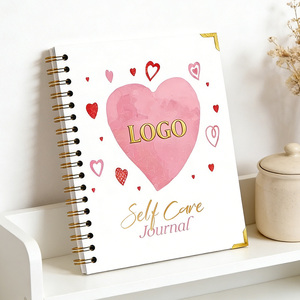 Carnet à spirales relié rigide avec impression de logo personnalisé, planificateur d'affirmations, de gratitude <span class=keywords><strong>et</strong></span> de manifestation, journal de prière <span class=keywords><strong>et</strong></span> de bien-être personnel - Product Image 1