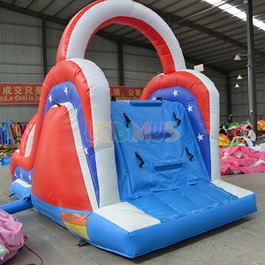 สไลเดอร์เป่าลมพร้อมสไลเดอร์เป่าลมขนาดเล็กสำหรับปีนกำแพงสำหรับเด็กสไลเดอร์น้ำเป่าลมได้ - Product Image 3