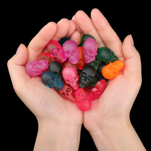 แม่พิมพ์เยลลี่รูปหัวกะโหลก แม่พิมพ์ช็อกโกแลตรูปหัวกะโหลกสุดฮา พร้อมหลอดหยด ลดราคาพิเศษช่วงฮาโลวีน - Product Image 5