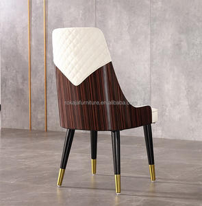 <span class=keywords><strong>Sedie</strong></span> ristorante di lusso <span class=keywords><strong>laccate</strong></span> lucide schienale in pelle bianca <span class=keywords><strong>sedie</strong></span> da pranzo Villa Hotel sala cena <span class=keywords><strong>sedie</strong></span> con schienale alto - Product Image 4