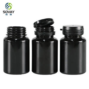 Barattoli in Vetro Naturale UV Viola Nero da 50/100/150/200/250/500ml e 1L <span class=keywords><strong>per</strong></span> Integratori, Contenitori <span class=keywords><strong>per</strong></span> <span class=keywords><strong>Erbe</strong></span> con Coperchi in Bachelite - Product Image 2