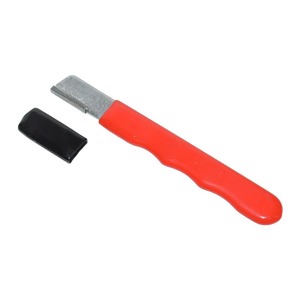<b>Knife</b> <b>Sharpener</b> Carbon Steel Manual Kitchen Tool With Protective Cap For <b>Knives</b> And Scissors - Product Image 1