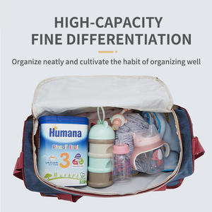폴리 에스터로 만든 소년과 소녀를위한 도매 엄마 여행 기저귀 가방 방수 기저귀 주최자 - Product Image 6