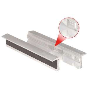 KS TOOLS - 914.0087 Mors de protection d'étau d'établi en aluminium avec encoches trapézoïdales-EAN 4042146330616 VISES, PINCES ET CORDES - Product Image 3