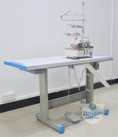 Machine à coudre surjeteuse industrielle automatique à 3, 4 ou 5 fils, à faible prix, pour tapis, serviettes en microfibre, table électronique, 747 4 fils