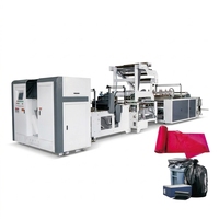 Machine automatique JDSL de type S à quatre plis pour sacs sur rouleau avec technologie de scellage oscillant pour sacs longs professionnels