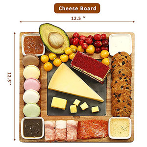 Planche à découper en <span class=keywords><strong>ardoise</strong></span> de fromage, simple, pour la <span class=keywords><strong>cuisine</strong></span>, avec couteau, vente en gros - Product Image 2