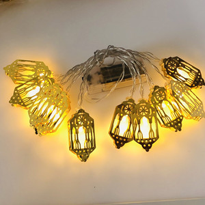 Ghirlanda LED Ramadan Kareem con Batteria, Lanterna a Forma di Mezzaluna, Luce LED 2m, Decorazioni per Feste, Accessori per Ramadan - Product Image 4