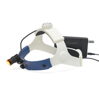 Lampe frontale LED 15W, lampe chirurgicale à fixation sur la tête, lampe frontale médicale pour clinique dentaire, salle d'opération, examen