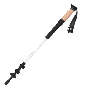 Ureak Carbon Fiber Trekking Poles 68-133Cm 3 Section Adjustable Lightweight Hiking <b>Walking</b> <b>Sticks</b> - Product Image 5