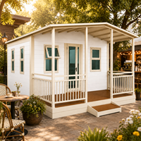Maison conteneur de luxe avec terrasse couverte pour location Airbnb, villa de villégiature et hébergement de vacances