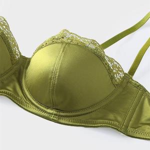 High Quality Ladies Lingerie <b>Set</b> <b>Sexy</b> Satin Lace Lingerie Plus Size <b>Bra</b> <b>Set</b> <b>Bra</b> & Briefs <b>Set</b> - Product Image 2