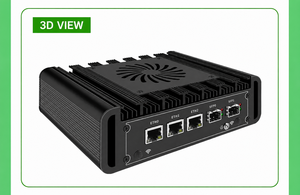Mini PC H31F Intel N150 Core i3 N300 sin ventilador, firewall, 3 puertos LAN de 2500 Mbps, 2 puertos SFP de 10 GbE, dispositivo de seguridad de red. - Product Image 2