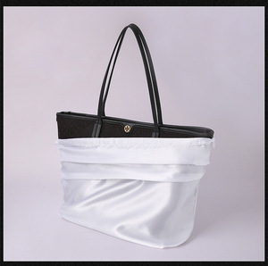 <b>Black</b> Satin <b>Storage</b> Bag Lightweight Travel Carry Sack Smooth Satin Item <b>Storage</b> Case for Business Trip Closet Organizing - Product Image 2