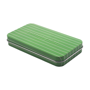 Biểu tượng tùy chỉnh bảo vệ môi trường hình chữ nhật Thẻ quà tặng Đóng gói hộp sắt hình chữ nhật phổ hộp thiếc - Product Image 4