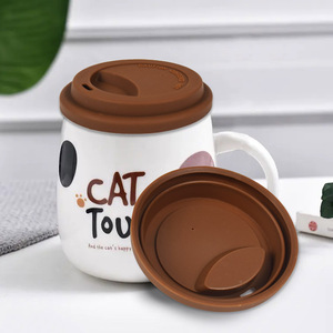 Couvre-bouteille d'eau réutilisable, couvercles de tasse anti-déversement en silicone personnalisés, capuchons de tasse - Product Image 4