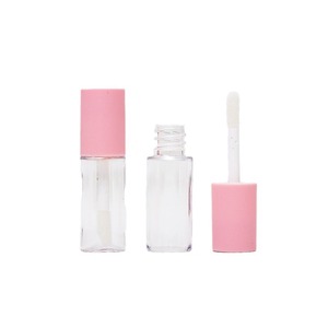 Mini tubes de gloss à lèvres 3ml rose et noir, emballage cosmétique pour distributeurs d'échantillons de maquillage - Product Image 5
