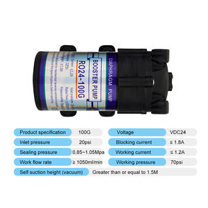 Bomba de Diafragma de Refuerzo de Agua de 24 V CC y 100 G - Product Image 4