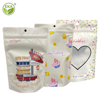 Pochette debout imprimée personnalisée Emballage de viande de bœuf séchée bonbons collations sacs à fermeture éclair sac de bonbons en mylar