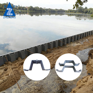 PVC-schaalwand, vinyl schaalwand, zeewering, Z&U type PVC vinyl schaalwand voor getijdenwering, golfbrekers, keermuren - Product Image 1
