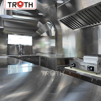 Truth Commercial Coffee Street Hot Dog Pizza Bar Food Truck Food Trailer Vollständig ausgestattete Küche Günstiger mobiler Imbisswagen