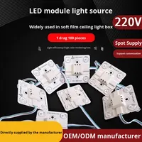 Panneau publicitaire extérieur LED à réflexion diffuse haute tension IP42 étanche à la pluie, film souple pour plafond, angle de vision 175°, 50000