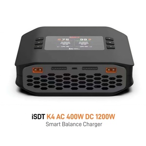 K4 AC 400W 1200W เครื่องชาร์จสมาร์ทบาลานซ์แบบสองช่องสัญญาณ 20A*2 1-8S LiHV พร้อม BattAir ระบบตรวจจับอัตโนมัติสำหรับโดรน RC รุ่นต่างๆ - Product Image 1