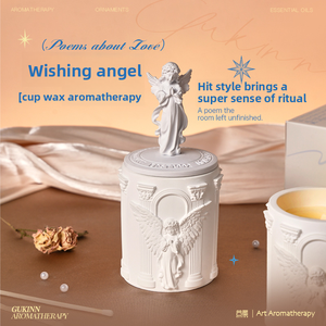 Bougie parfumée en cire de soja d'aromathérapie Angel Plâtre fait à la main Cadeau d'anniversaire et de Saint-Valentin <span class=keywords><strong>pour</strong></span> parfum d'intérieur et souvenir - Product Image 4