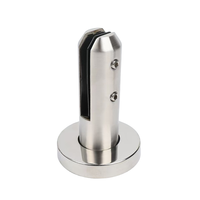 MeetStars SUS 304 acier inoxydable 12mm verre trempé monté au sol piscine main courante robinets en verre balcon extérieur Villa