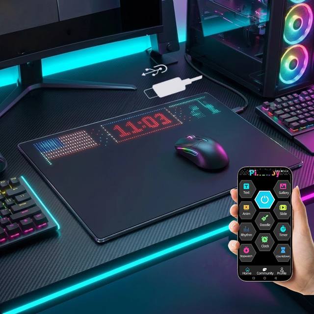 Customized Printing RGB Glass Mouse Pad DIY Mouse Wallpaper Game Office Keyboard OEM Pattern E-sports Pad Desk Stock Square