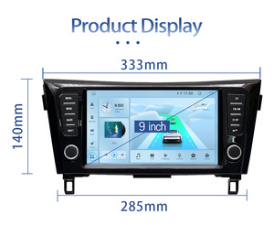 CARUPEZ 9 pollici Android Car Stereo per <span class=keywords><strong>Nissan</strong></span> <span class=keywords><strong>Qashqai</strong></span> X-Trail 2014-2020 OEM stile di navigazione Head Unit DSP GPS 8581/7862 8core - Product Image 2
