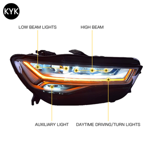 Per <span class=keywords><strong>Audi</strong></span> <span class=keywords><strong>A6</strong></span> A6L C7 Avant <span class=keywords><strong>Allroad</strong></span> 2012 -2018 fari fari a LED accessori per auto luci frontali luci anteriori - Product Image 5