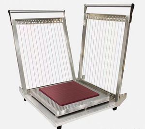 Tagliatrice Manuale per Torte al Cioccolato in Acciaio Inox, Affettatrice per <span class=keywords><strong>Pasticceria</strong></span>, Macchina per Tagliare Dessert - Product Image 2