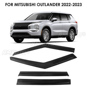 4 déflecteurs de vitres pare-pluie et pare-soleil pour Mitsubishi Outlander 2022 2023, accessoires de protection des portières - Product Image 5