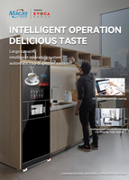Mesin Penjual Teh Kopi Panas Dingin Komersial Baru Bahan Stainless Steel Sistem Swalayanan Fungsi Premix Terprogram Tekanan 9 Bar
