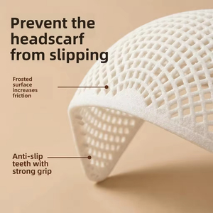 High Quality Beige Color Muslim <b>Hijab</b> Fixer Crown <b>Undercap</b> Fashion Nonslip Grip Rubber Eco-Friendly Hair Gripper Headwear - Product Image 3