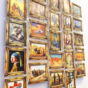 Imán Decorativo para Refrigerador con Pinturas al Óleo de Van Gogh y <span class=keywords><strong>Picasso</strong></span>, Regalo Artesanal, 7-9cm, Estilo Europeo - Product Image 3