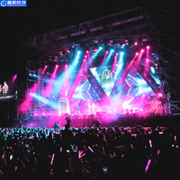 Pantalla LED para Exteriores de Alquiler, IP65, Bloqueo Rápido, Unión sin Costuras, Pantalla para Conciertos y Festivales, CE RoHS FCC