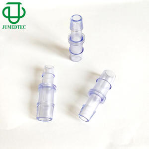 Conector de Tubo de Plástico Azul JUMEDTEC PC 3/8X1/2 Recto Reductor para Uso Universal en Gas y Líquido - Product Image 1