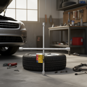 Llave Cruzada Metálica Pretul de 18 Pulgadas para Reparación de Neumáticos, Herramienta para Mantenimiento de Vehículos y Cambio de Neumáticos - Product Image 2