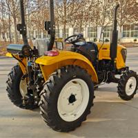 Traktor Mini Pertanian 4wd 704 70hp Dengan Kabin, Untuk Kebun Pepaya, Kebun Pertanian, Dijual
