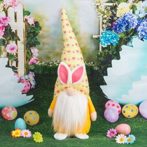 Nouvelle décoration de Pâques, gnome lapin, poupée sans visage, figurine, décoration de fenêtre, ornement - Product Image 3