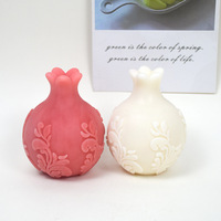 Moule en silicone multifonctionnel pour enfants, parfum grenade, aromathérapie, fleur 3D créative, œuf, plâtre décoratif DIY pour la maison