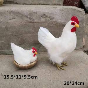 Modelo <span class=keywords><strong>de</strong></span> Gallina Blanca Simulada <span class=keywords><strong>de</strong></span> Plástico, Decoración <span class=keywords><strong>de</strong></span> la Suerte <span class=keywords><strong>para</strong></span> Diwali, Ramadán, Restaurante, Supermercado, Promoción <span class=keywords><strong>de</strong></span> Huevos <span class=keywords><strong>de</strong></span> Gallina, Escritorio - Product Image 3