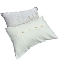 Housse de coussin carrée en jacquard moderne et confortable en chanvre, motif floral, pour canapé, simple, anti-acariens, pour la maison