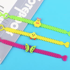 Pulsera de Pascua de PVC creativa, abalorio de moda para niños, regalo de pulsera - Product Image 5