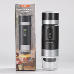 Cafetera Eléctrica Portátil 3 en 1 de Diseño de Fábrica, Calentamiento Rápido, 20 Bares, Mini Cafetera para Viajes y Camping - Product Image 2
