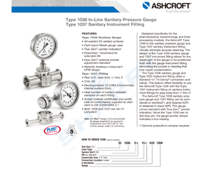 ASHCROFT 압력 게이지 45 1259SL 04L XGVSG 15 # KP 액체 충전 압력 게이지 - Product Image 6