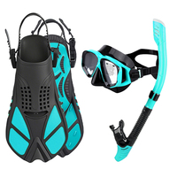 Aloma Ensemble d'équipement de plongée professionnel pour adultes Nouveau masque de plongée sous-marine en silicone Lentilles en verre trempé Tuba réglable et étanche