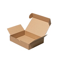 Caja de Envío Personalizada Ecológica e Impermeable con Estampado en Relieve Dorado, Caja de Cartón para Calcetines y Pieles, Tamaño y Logotipo Personalizables